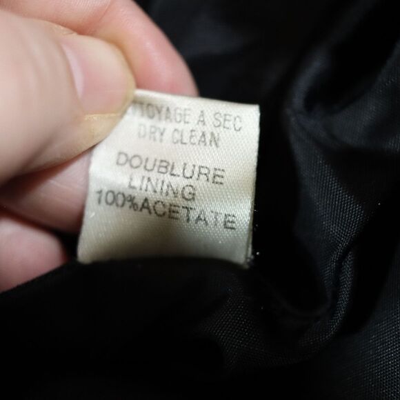 Suziklo Vintage Y2K Blue Spotted Fuzzy Trench Coat Opera Size Large/XL - Picture 12 of 13